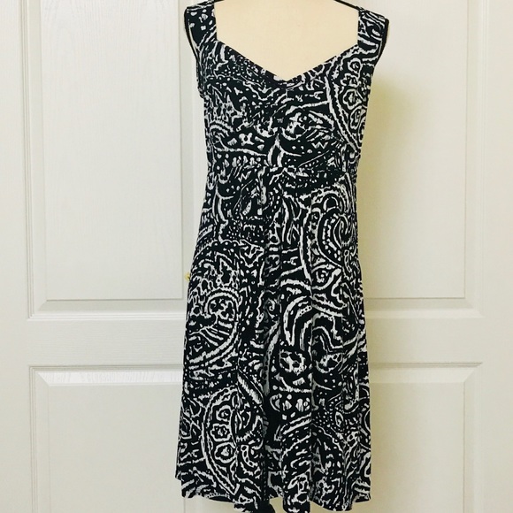 LOFT Dresses & Skirts - LOFT Sleeveless Midnight Blue/Black Dress Size 6EC